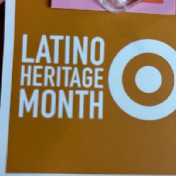 JZD Target LHM Women's OSFM 100% Cotton CORAZON LATINO Pink Baseball Hat Cap - Picture 7 of 8